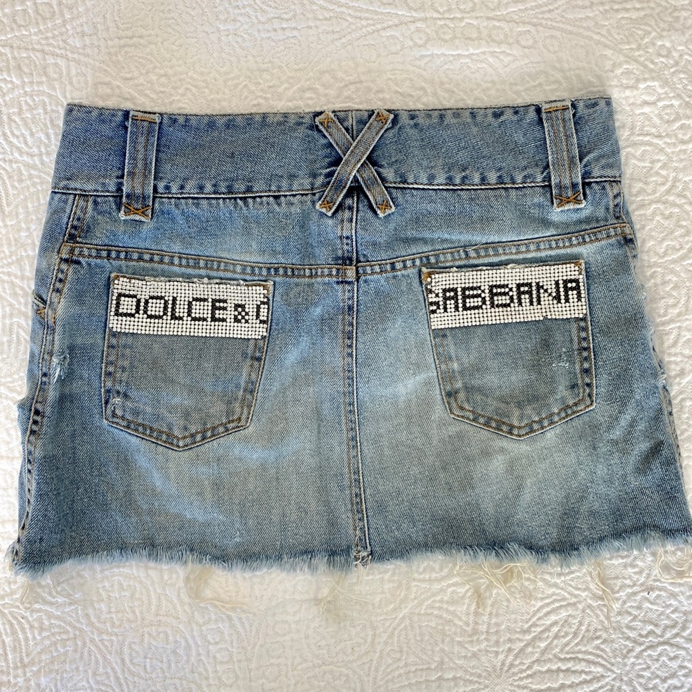 Dolce and Gabbana Vintage Denim skirt 💯
